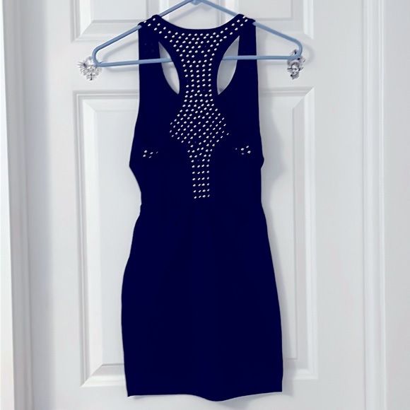 VALENTINE CUT OUT STUDDED 👗 DRESS SZ.SMALL - Picture 8 of 12